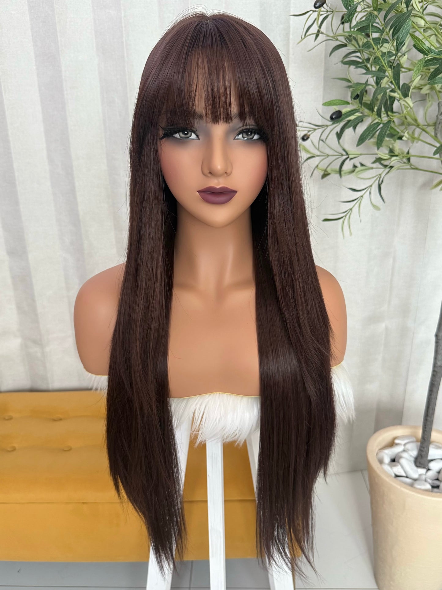 Ebba T-Marrón Caoba