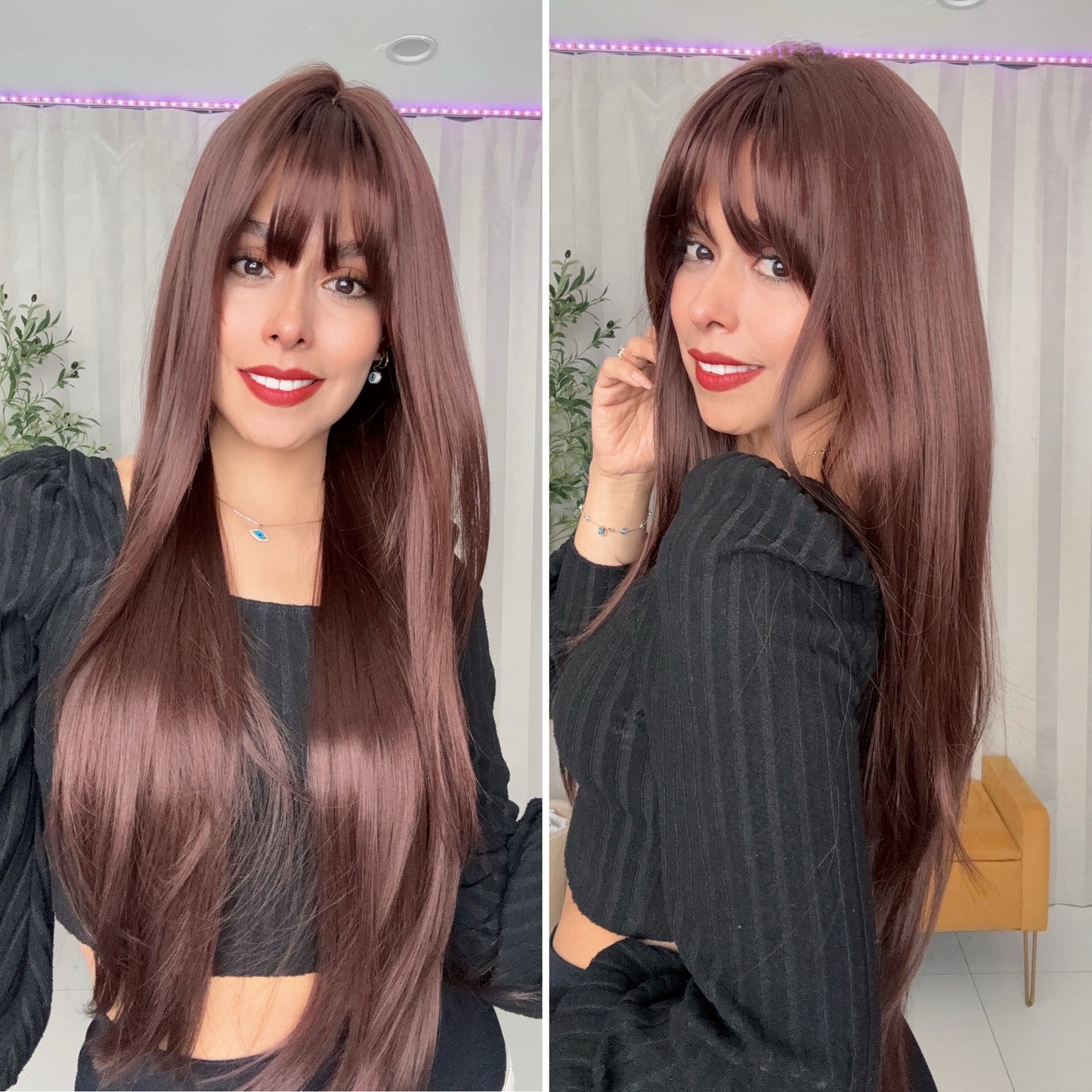 Ebba T- Marrón Caoba claro