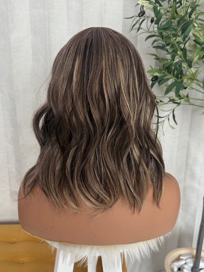 Lena T-Castaño Cenizo Mechas Beige