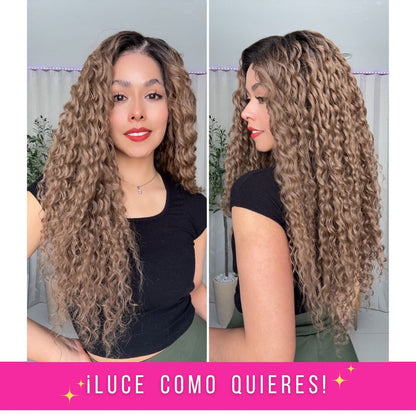 BEBA T-RUBIO OSCURO CENIZO BEIGE
