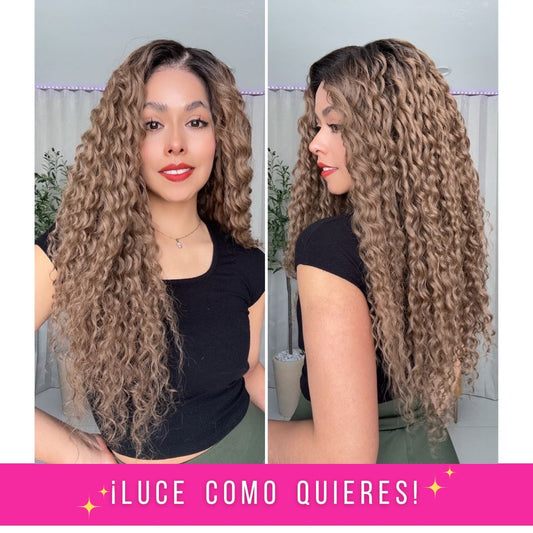 BEBA T-RUBIO OSCURO CENIZO BEIGE