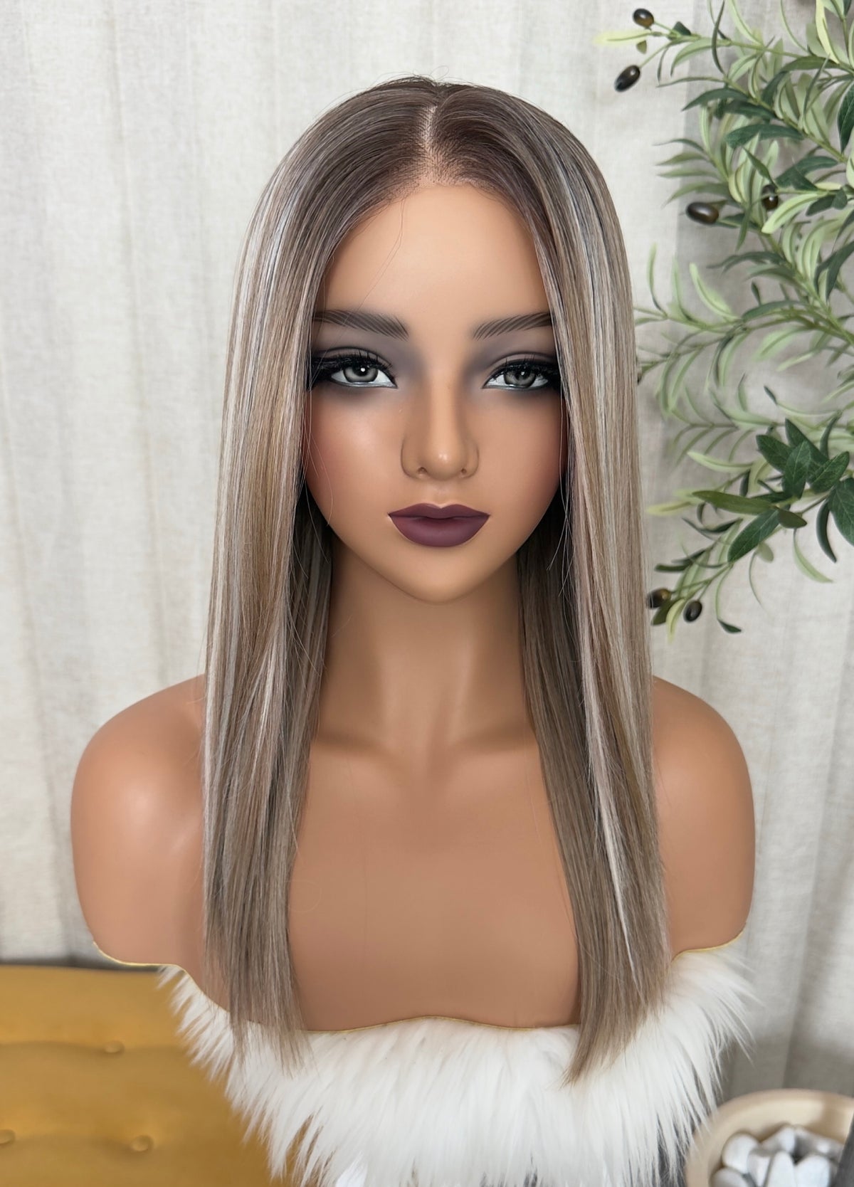 Vivian Rubio Beige 20” Partido Libre Lace 13*6