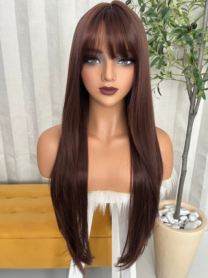 Ebba T- Marrón Caoba claro
