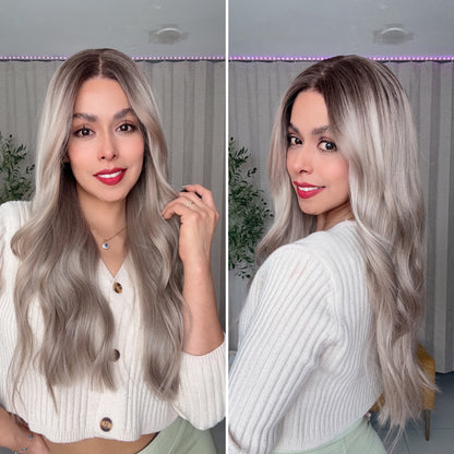 Raelys T-Rubio Ceniz Perlado 26” Partido Libre Lace 13*4