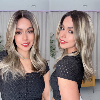Kala T- Mechas Rubias 20” Partido Fijo