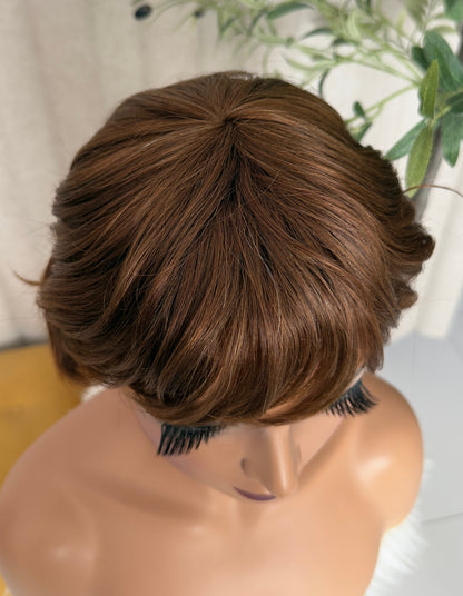Naza T- Rubio Corte Pixie Gorro Básico