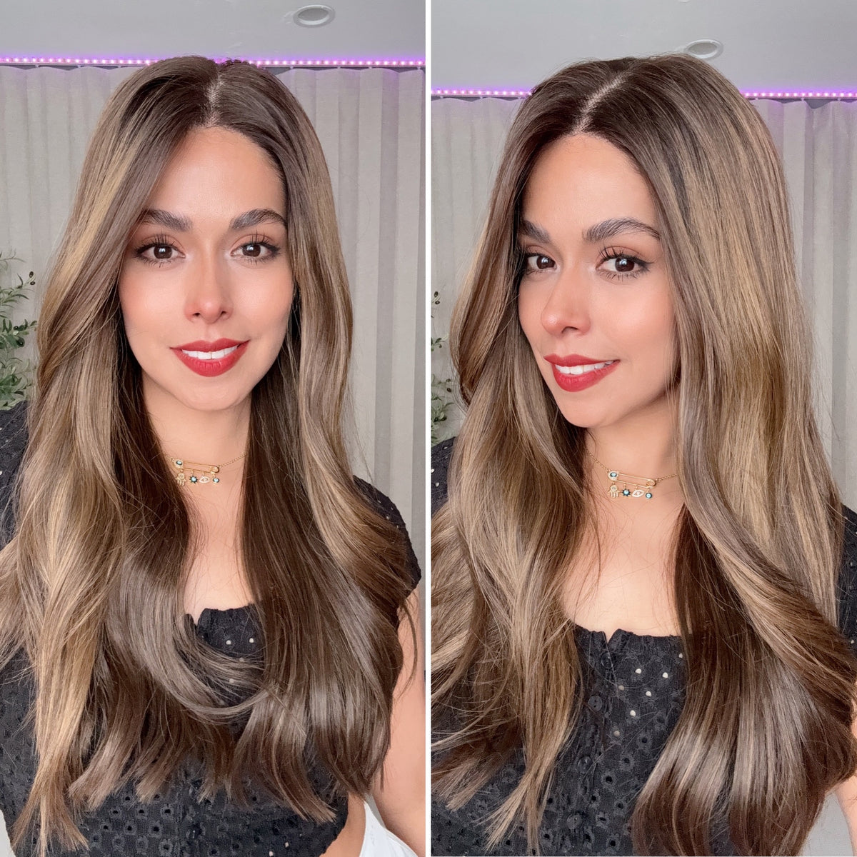 Inna Castaño Cenizo Beige (Mushroom Bronde) 24” Partido libre 13*6
