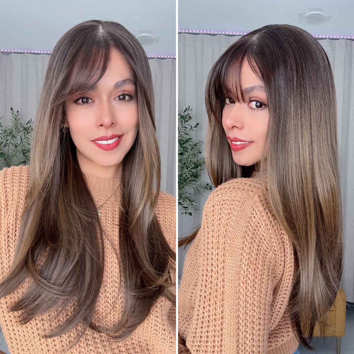Renata Castaño Cenizo Beige (Mushroom Bronde) 24” Partido Libre 6*4