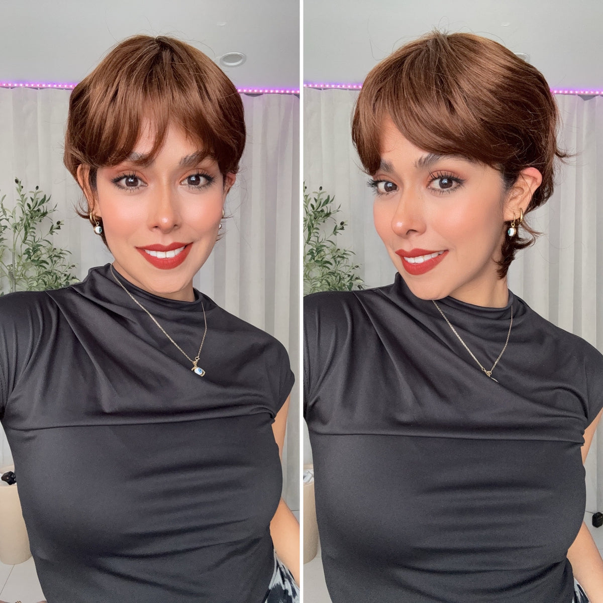 Naza T- Rubio Corte Pixie Gorro Básico