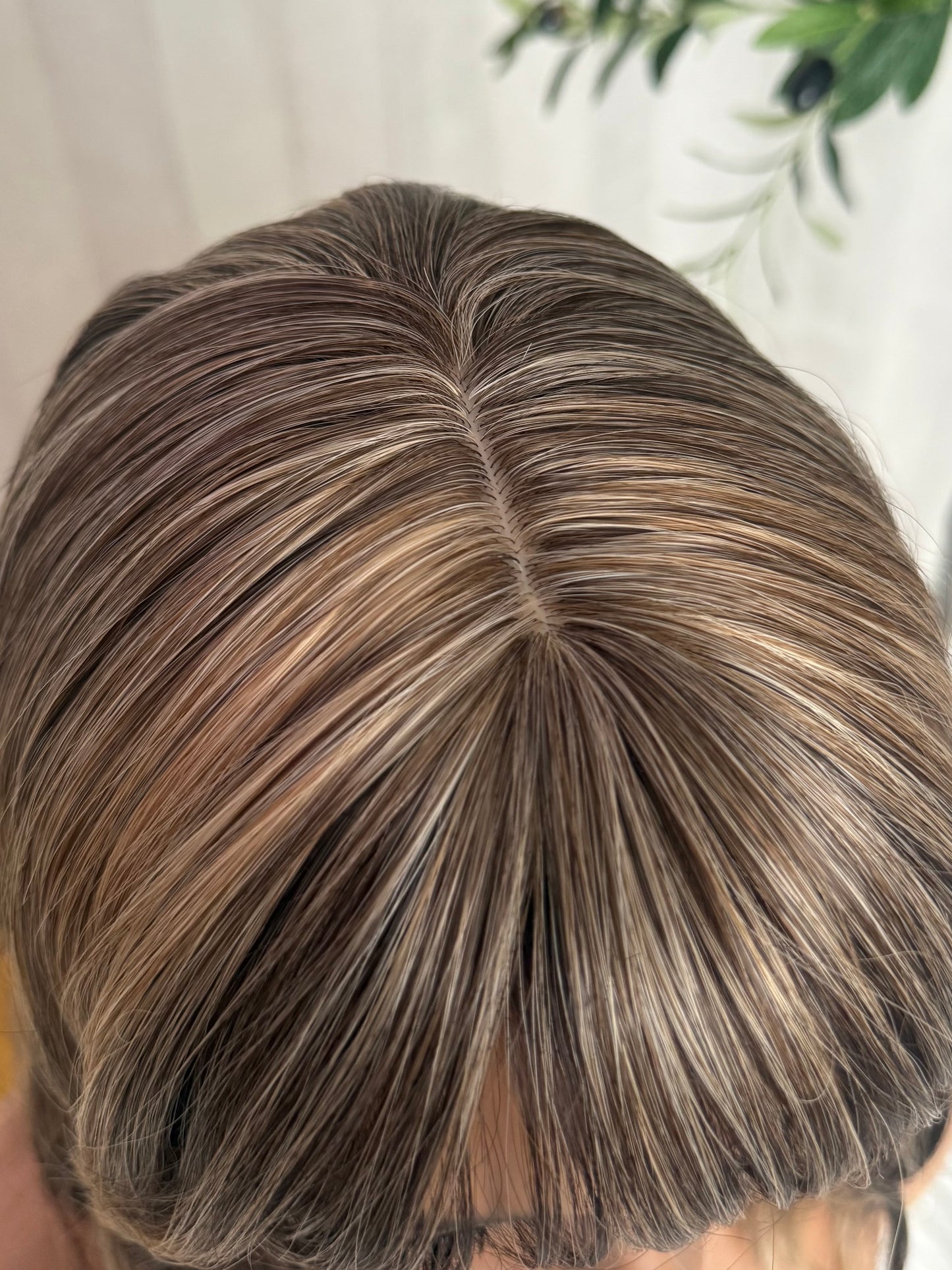 Lena T-Castaño Cenizo Mechas Beige