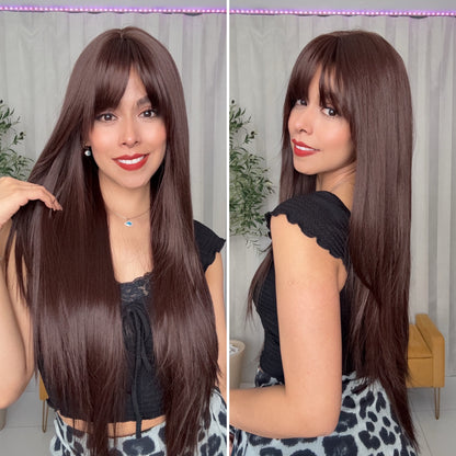 Ebba T-Marrón Caoba
