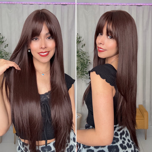 Ebba T-Marrón Caoba