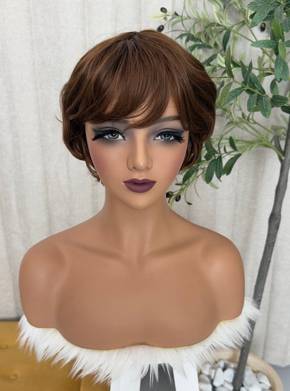 Naza T- Rubio Corte Pixie Gorro Básico