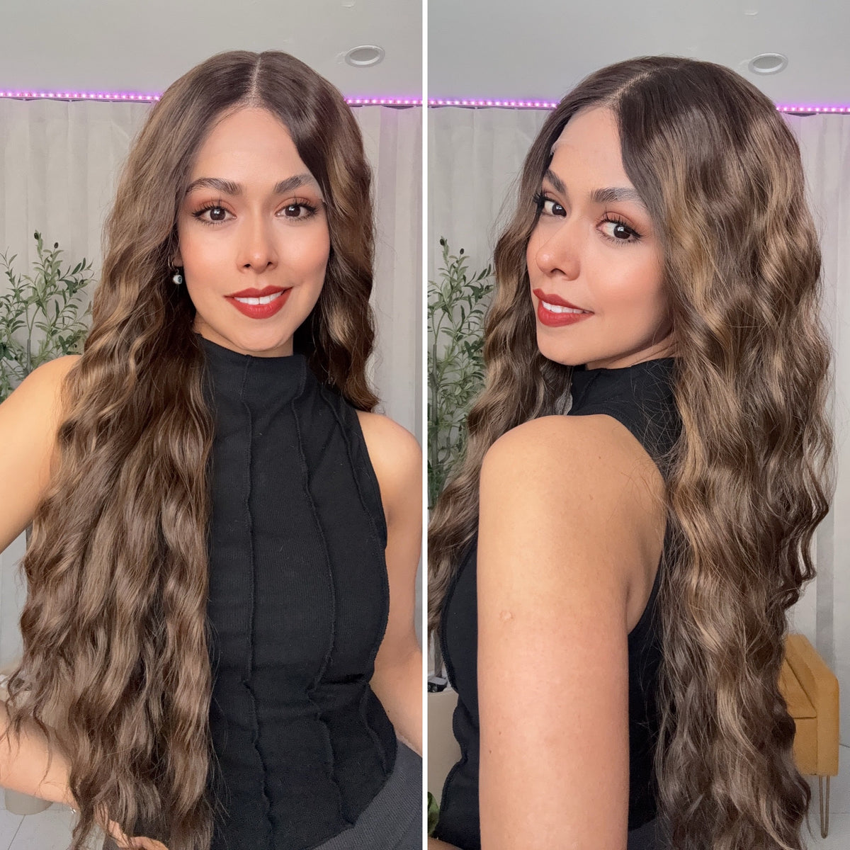 Mika Castaño Cenizo Beige (Mushroom Bronde)  30” Partido Libre Partido Libre Lace 13*4