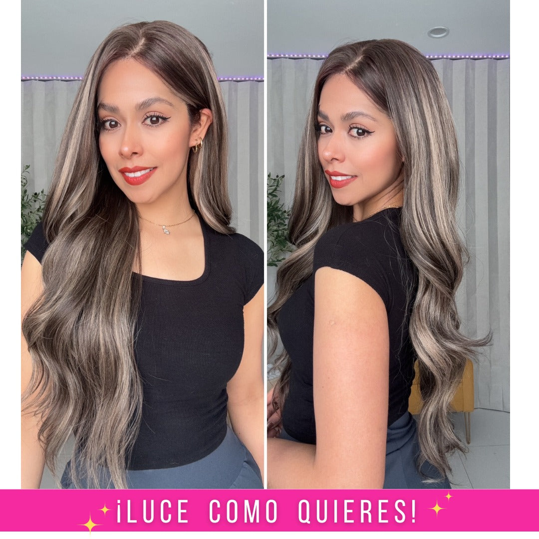 RAVEN T-CASTAÑO MECHAS RUBIAS