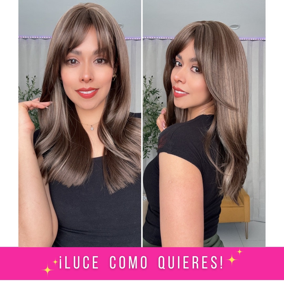MILY T- CASTAÑO BEIGE
