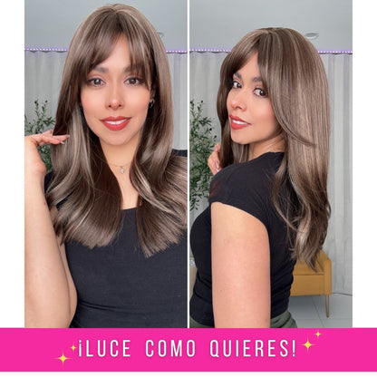 MILY T- CASTAÑO BEIGE