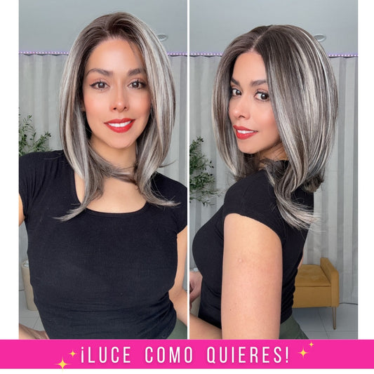 HAILEY T- CASTAÑO MECHAS BEIGE