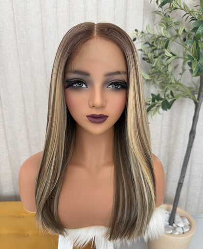 Abby T- Rubio Dorado 20” Partido Libre Lace 13*7