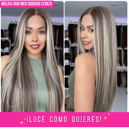 MELISA T-RUBIO MED DORADO CENIZO
